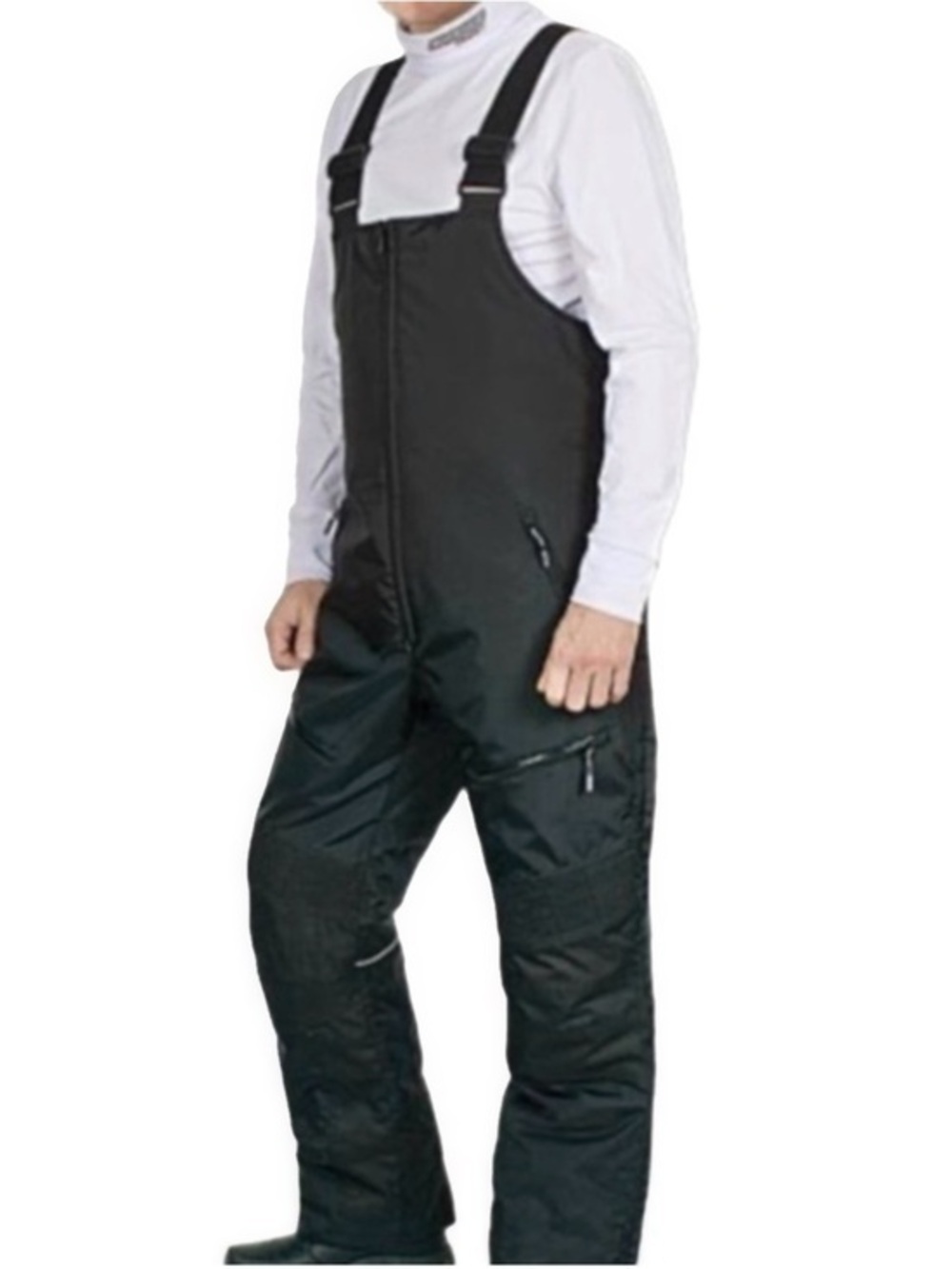Choko | Deluxe Bib Black Insulated Men's Snow Pants Waterproof Winter overalls
